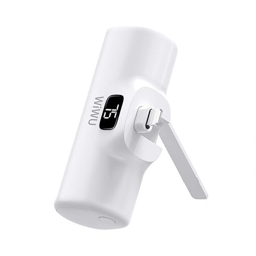 WiWU P017 5000mAh Capsule Tail Plug Mobile 2 in 1 Power Bank WiWU P017 5000mAh Capsule Tail Plug Mobile 2 in 1 Power Bank
